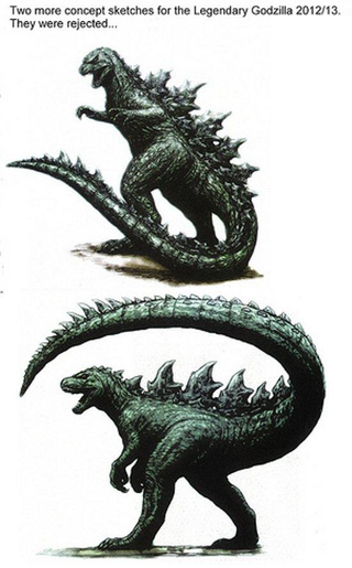 Illustration for article titled Check out rejected concept art for the brand new Godzilla movie